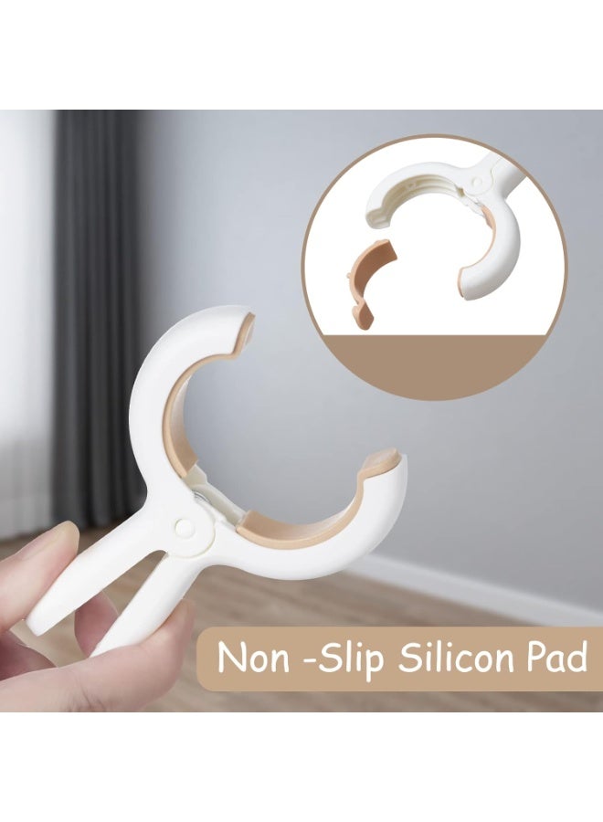 24 Pack Plastic Clothes Pins with Strong Anti-Rust Springs,Heavy Duty Beach Towel Clips,Laundry Clothespins to Keep Your Towel, Clothes, Blankets to Dry on Clothesline and Hanging Rack - Image 4